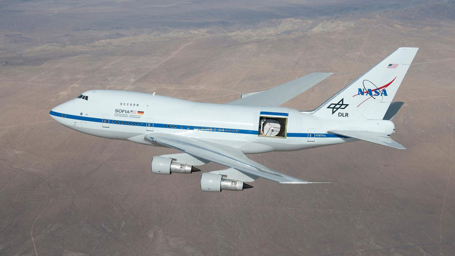 SOFIA: umgebaute Boeing 747-SP